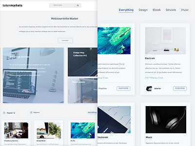 Market page ecommerce market store ui webdesign