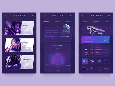 Gaming App Concept app design gaming mobile ui