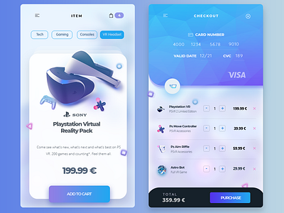 Ecommerce app design