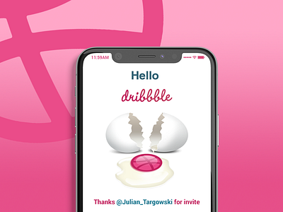 Hello, Dribbble!