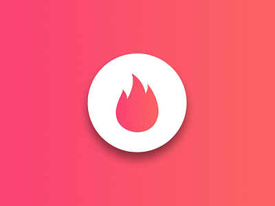 Tinder Logo Redesign | Hot App Logo