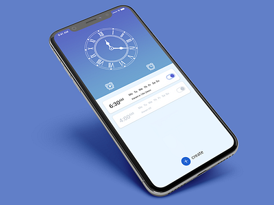 Video Alarm Clock App UI