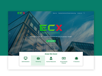 Web Design for ECX Business Solutions responsive web design ui ux web design