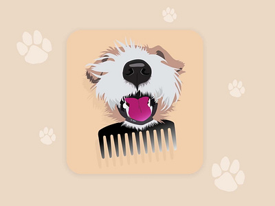 Daily UI #005 - Pet Grooming Logo