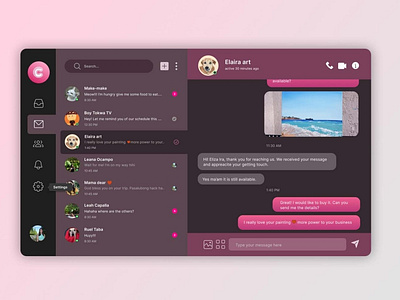 Daily UI 013 - Direct Messaging