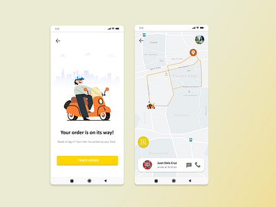 Food App Location Tracker - Daily UI 020