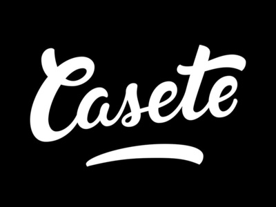 Casete letter lettering lettering art logo logotype logotype design