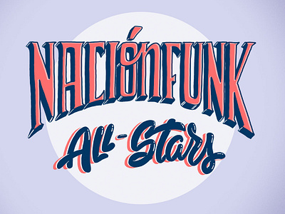 Nacion Funk design digital 2d illustration illustration art lettering logo logo 2d nacionfunk photoshop