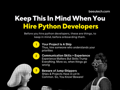 Hiring Python Developers? Check These Tips! 3d branding graphic design illustration typography