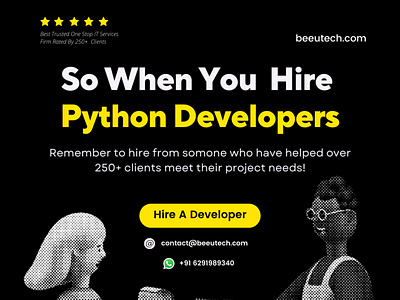 Your Best Shortcut When It Comes To Hiring Python Developers! 🪃 branding design graphic design illustration