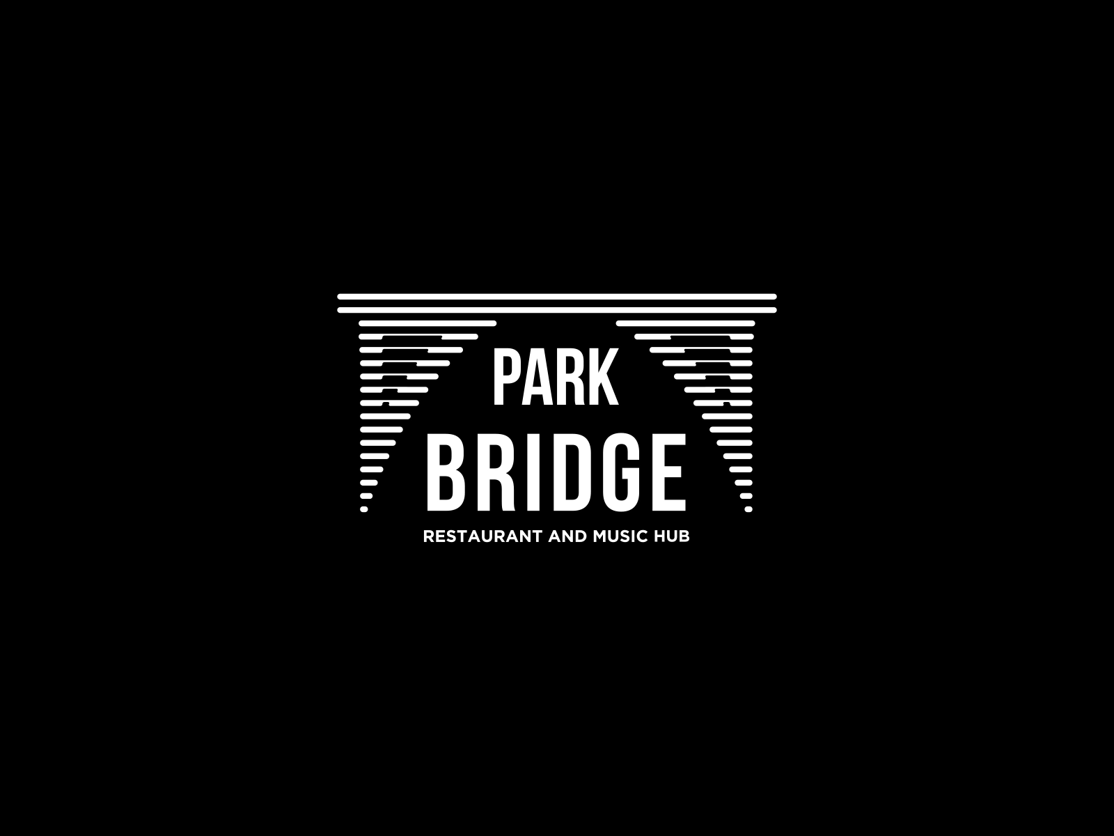 Park Bridge Restaurant and Music Hub animation branding graphic design logo motion graphics