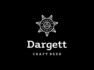 Dargett Craft Beer Logo alcoholic beverages design braind brand craft beer dargett logo logo design