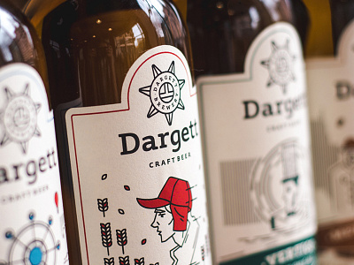 Dargett Beer Label beer design beer label design beverages label design braind branding craft beer logo design