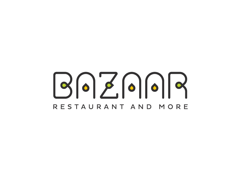 Bazaar Restaurant Logo bazaaar logo deisgn logo gif restaurant restaurant branding restaurant logo