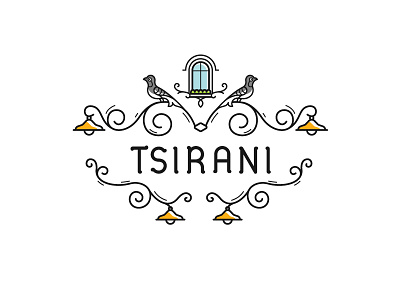 Tsirani Home Restaurant logo logo design new logo ornament rebranding redesign restaurant branding restaurant logo