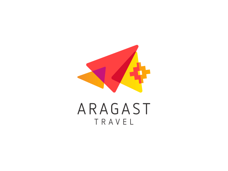 Aragast Travel Agency Logo braind branding craft beer logo logo design travel agency