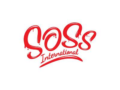 Logo Concept for SOSS International icon logo typography vector