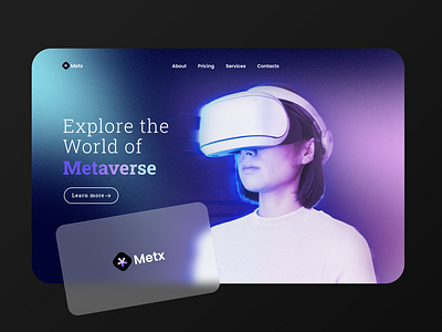 Metaverse Platform website design