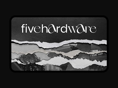 Fivehardware branding collage concept design gfx graphic design illustration logo skateboarding ui ux web design webdesign