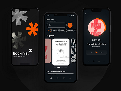 Audio Book App books design mobile store ui ui ux design ux