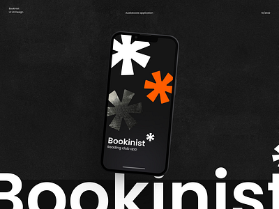 Audiobooks app Bookinist ui ux design