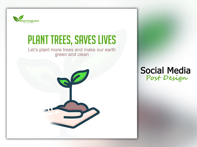 Plant trees Social Media Post Design