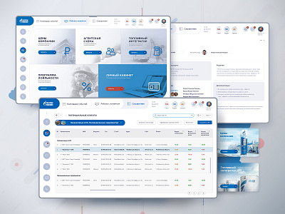 CRM application design for Gazprom