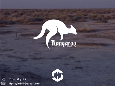 kangoroo logo concept 3d animation app branding design graphic design icon illustration lineart logo monogram motion graphics odern simple typography ui ux vector