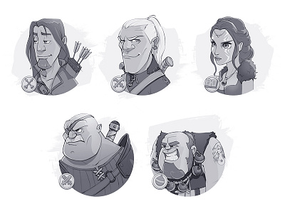 Legend of Fargus - Characters Design