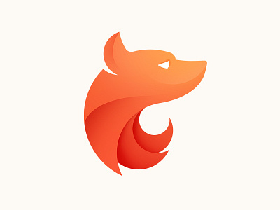 Logo project design fox graphicdesign logo mark project wolf