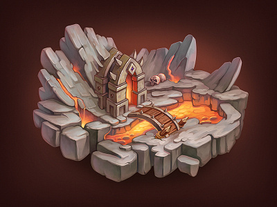 Game Level game hell house icon ios island lava level rpg stone world