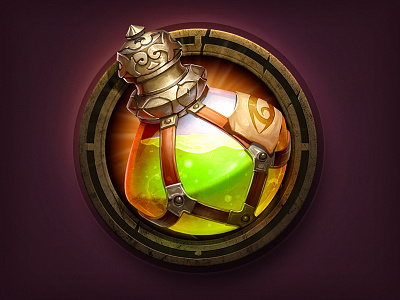 Magic Potion bottle game icon ios item magic poison potion powerup rpg