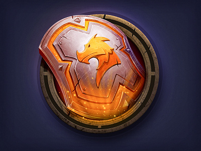 Shield dragon game icon ios item magic powerup rpg shield