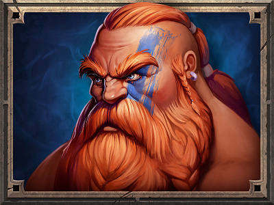 Viking Avatar avatar fantasy game hero illustration rpg viking warrior
