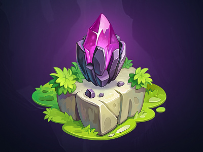 Magic Gem diamond game gem gemstone icon illustration ios item magic object sapphire stone