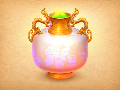 Vase Slot Symbol chinese concept game ios object slot symbol theme vase