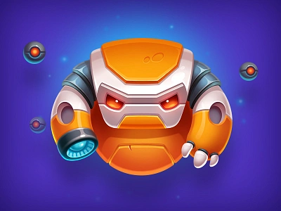 Robot Character character cute game illustration machine mecha mechanics robot robotics