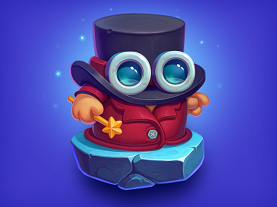 Brofix Wizard art character costume cute game gameart hat hero magic magician outfit wizard