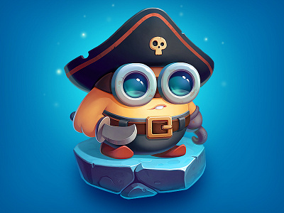 Brofix Pirate art character costume cute game gameart hero illustration outfit pirate skull sword