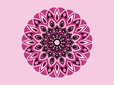 Multicolored Mandala Design 