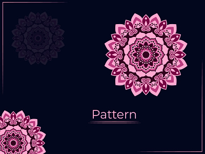 Mandala Pattern Design creative mandala creative modern logo frame design illustration mandala mandala pattern mandala pattern design simple mandala