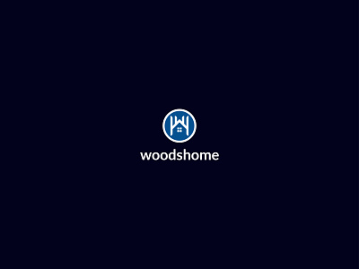 woodshome realestate logo design branding logo business logo home logo house logo house logo design real estate real estate business real estate logo woodshome woodshome logo