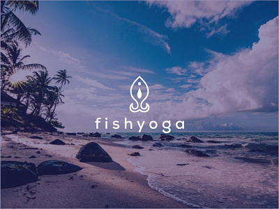 fishyoga logo design