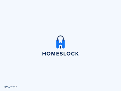 Homeslock logo design