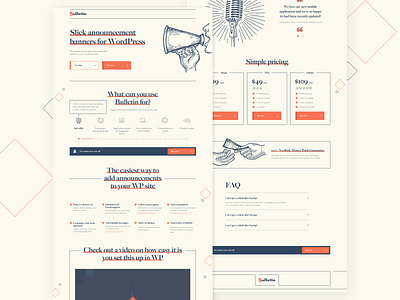 Bulletin - WordPress Landing Page
