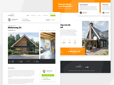 Moolenaar desktop design desktop house real estate redesign ui ui ux ux webdesign website