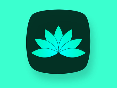 Yoga App Icon branding graphic design logo ui