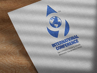 9th International Conference Logo branding graphic design logo