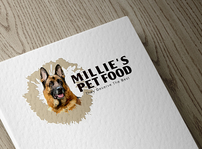 Millie's Petshop Logo animation branding graphic design logo