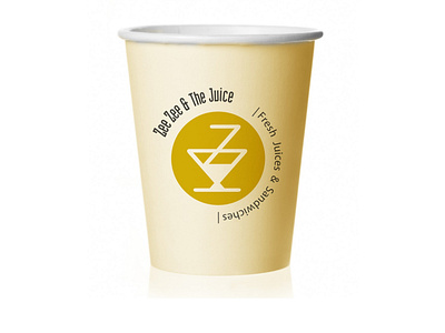 Zee Zee & the Juice Disposable Cup Design